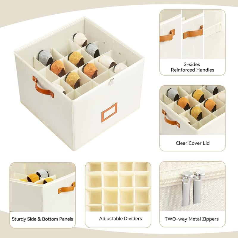Fabric Shoe Organizer Storage Box