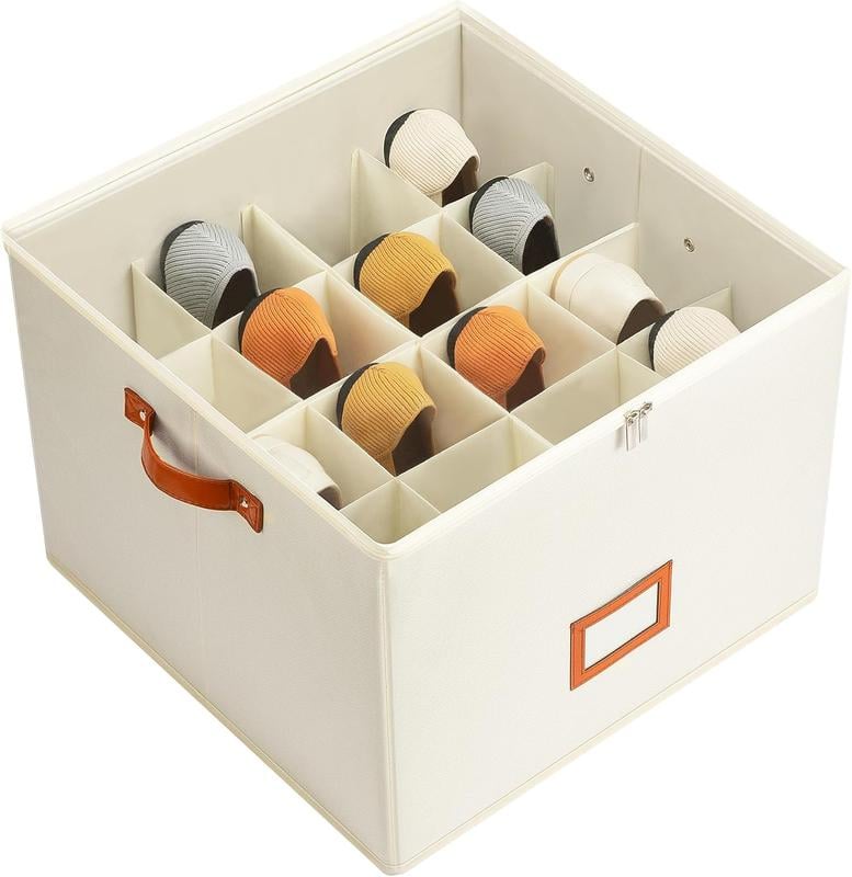 Fabric Shoe Organizer Storage Box