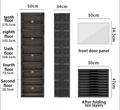 Premium Black Portable Shoe Protection Case