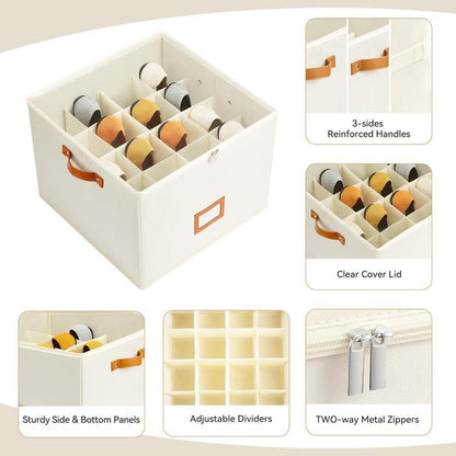 Fabric Shoe Organizer Storage Box