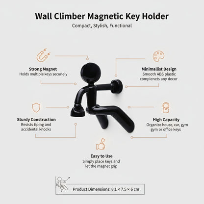 Wall Climber Magnetic Key Holder